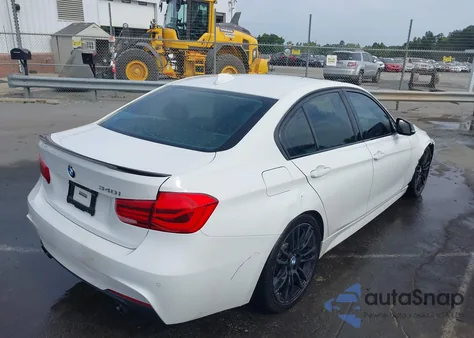 2016 BMW 340I из США, поврежденный, VIN WBA8B3G54GNT62388